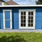 gartenhaus blau