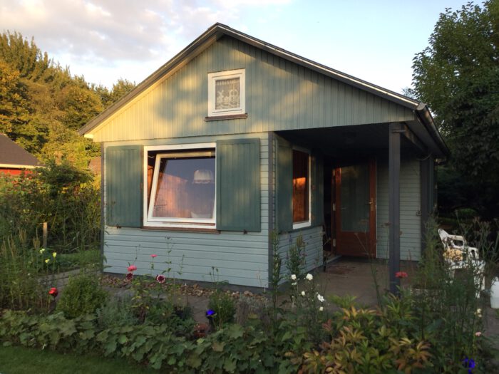 Ferienhaus aus Holz Natürliche Farbe Natuerliche Farbe