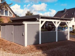 Carport streichen